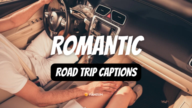 Romantic Road Trip Captions for Instagram